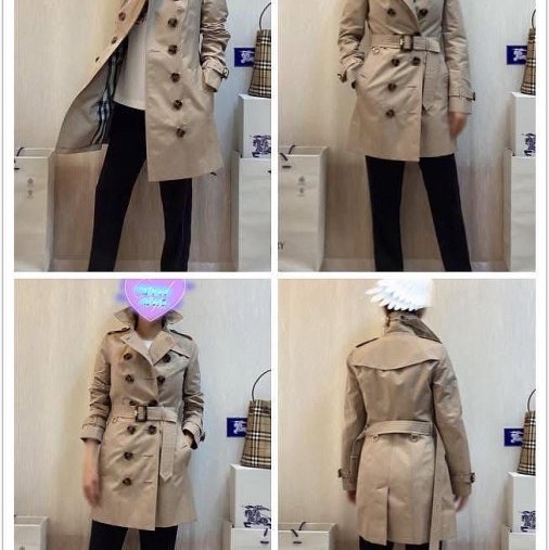BURBERRY英國閃亮亮風衣UK6-0