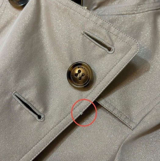 BURBERRY英國閃亮亮風衣UK6-1