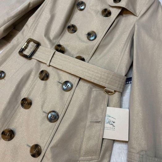 BURBERRY英國閃亮亮風衣UK6-7