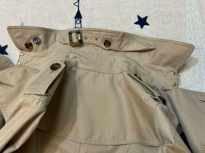 BURBERRY英國閃亮亮風衣UK6-10