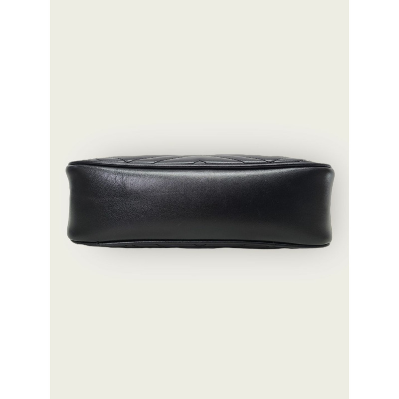 【包稅】GUCCI 黑色小號 GG Marmont Matelassé 相機包-5