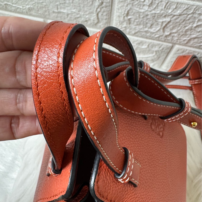 LOEWE Hammock Mini 牛皮手提/肩背二用包-4
