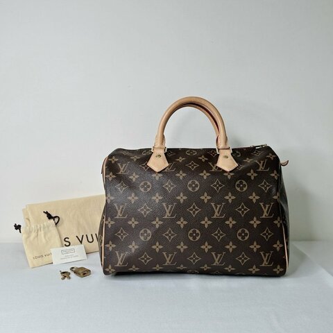 LV Speedy 30老花波士頓包