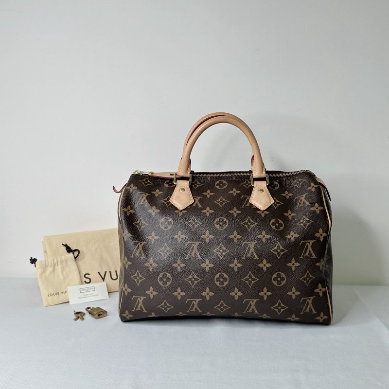 LV Speedy 30老花波士頓包-1