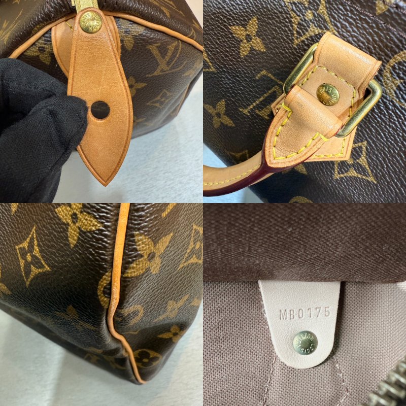 LV Speedy 30老花波士頓包-8