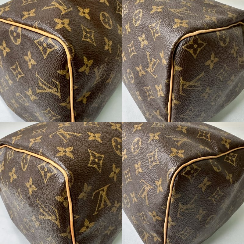 LV Speedy 30老花波士頓包-10