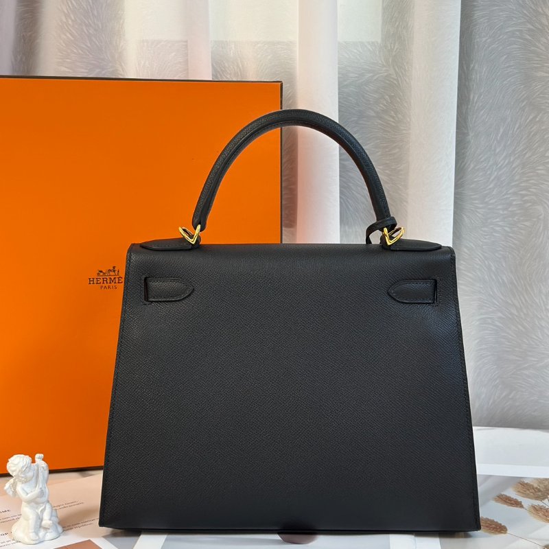 HERMES Kelly 28 - 黑金 B-4