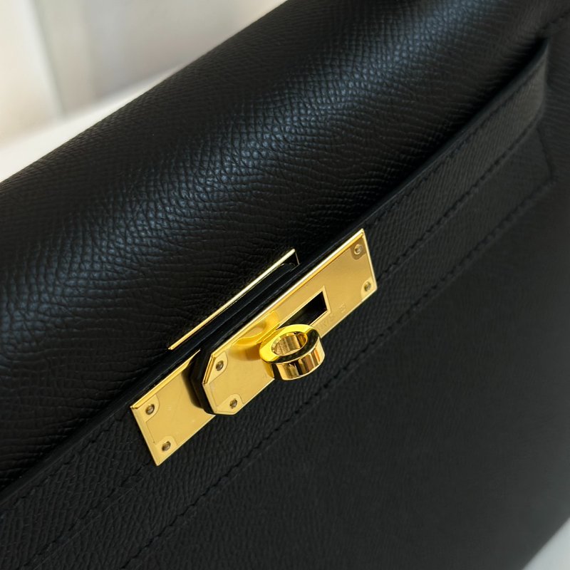 HERMES Kelly 28 - 黑金 B-7