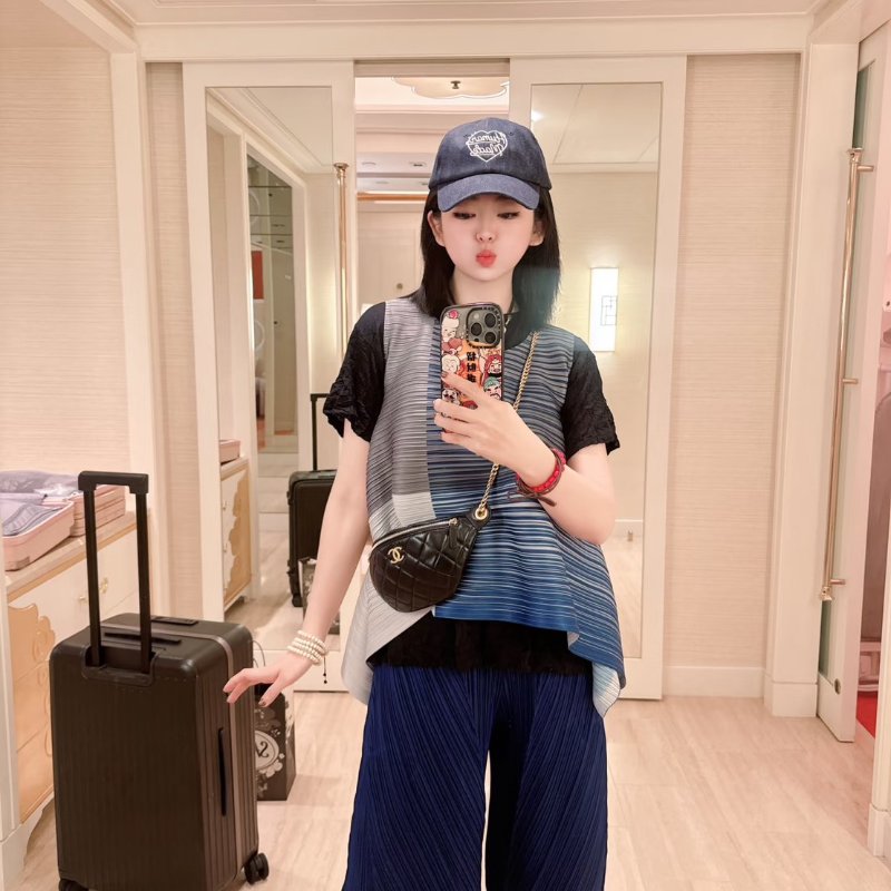 CHANEL 24P愛心調節釦腰包 - 黑金-9