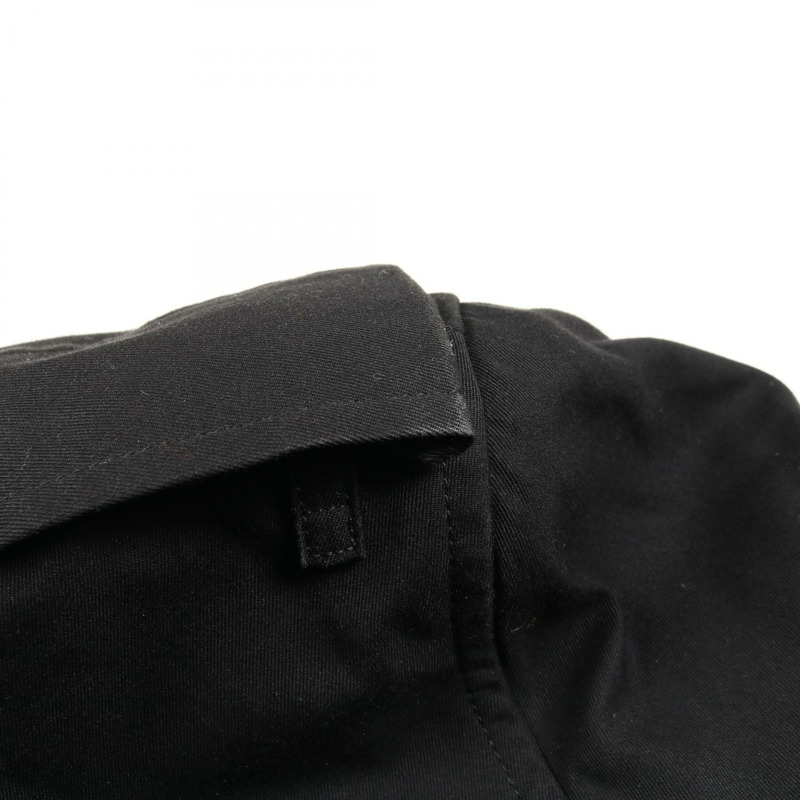 博柏利 (Burberry) 黑色棉質風衣，英國尺寸 8，二手女款-8