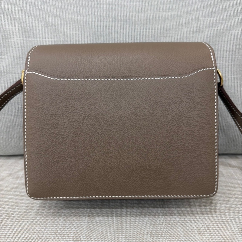 愛馬仕 Hermes Roulis18 evercolor皮 大象灰 金扣 B刻-6