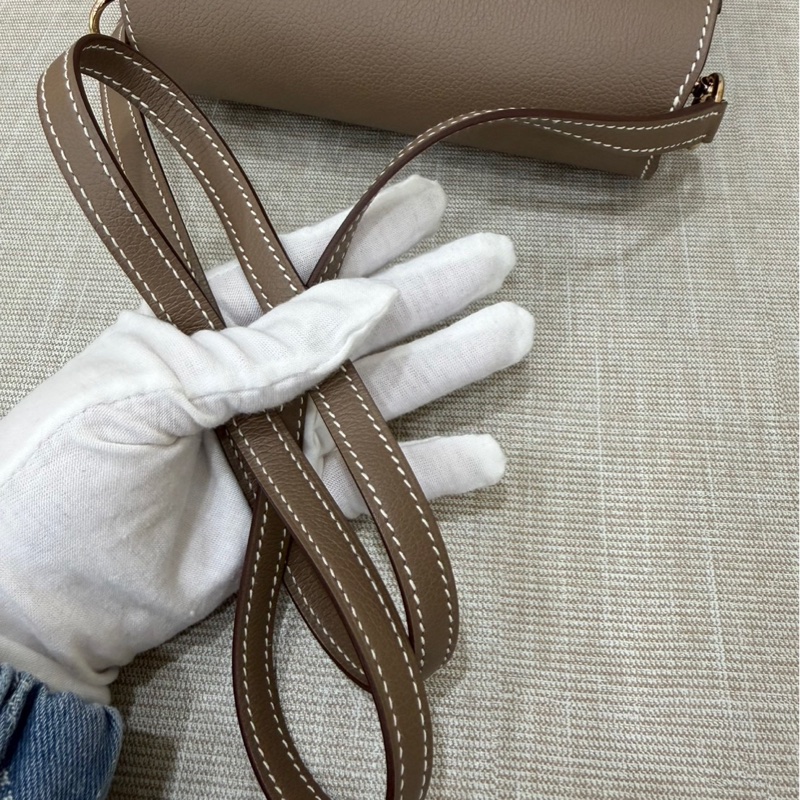 愛馬仕 Hermes Roulis18 evercolor皮 大象灰 金扣 B刻-22