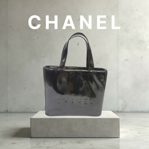 ‼️年前限時特賣‼️（原22000）至1/25⏰㊣✨Chanel✨香奈兒 老香 小香 黑色 雷標 鏡面 浮雕 夾層 手提包 果凍包/二手包/二手精品/保證正品🌳二手樹屋🌳