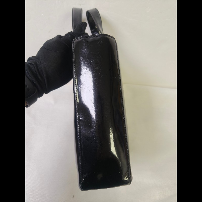 ‼️年前限時特賣‼️（原22000）至1/25⏰㊣✨Chanel✨香奈兒 老香 小香 黑色 雷標 鏡面 浮雕 夾層 手提包 果凍包/二手包/二手精品/保證正品🌳二手樹屋🌳-4