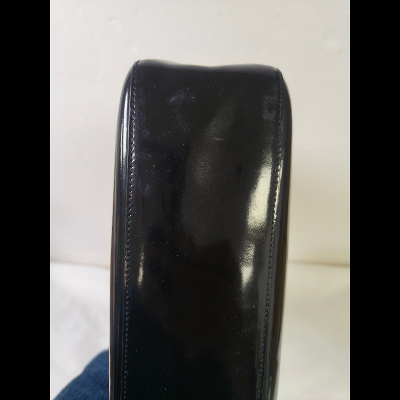 ‼️年前限時特賣‼️（原22000）至1/25⏰㊣✨Chanel✨香奈兒 老香 小香 黑色 雷標 鏡面 浮雕 夾層 手提包 果凍包/二手包/二手精品/保證正品🌳二手樹屋🌳-10