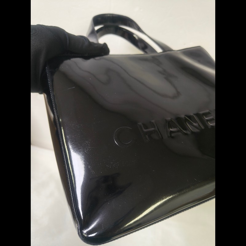 ‼️年前限時特賣‼️（原22000）至1/25⏰㊣✨Chanel✨香奈兒 老香 小香 黑色 雷標 鏡面 浮雕 夾層 手提包 果凍包/二手包/二手精品/保證正品🌳二手樹屋🌳-20