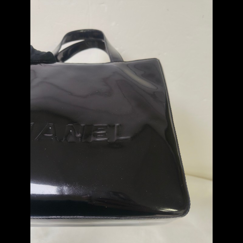 ‼️年前限時特賣‼️（原22000）至1/25⏰㊣✨Chanel✨香奈兒 老香 小香 黑色 雷標 鏡面 浮雕 夾層 手提包 果凍包/二手包/二手精品/保證正品🌳二手樹屋🌳-21