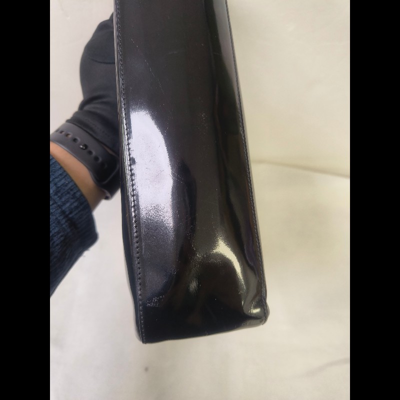 ‼️年前限時特賣‼️（原22000）至1/25⏰㊣✨Chanel✨香奈兒 老香 小香 黑色 雷標 鏡面 浮雕 夾層 手提包 果凍包/二手包/二手精品/保證正品🌳二手樹屋🌳-29