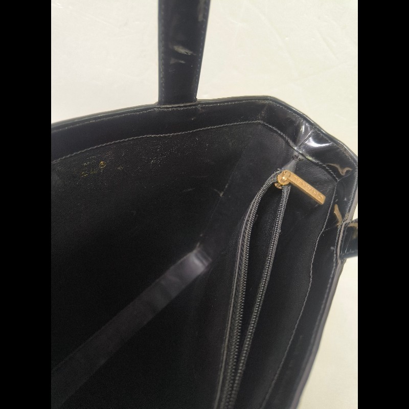 ‼️年前限時特賣‼️（原22000）至1/25⏰㊣✨Chanel✨香奈兒 老香 小香 黑色 雷標 鏡面 浮雕 夾層 手提包 果凍包/二手包/二手精品/保證正品🌳二手樹屋🌳-39