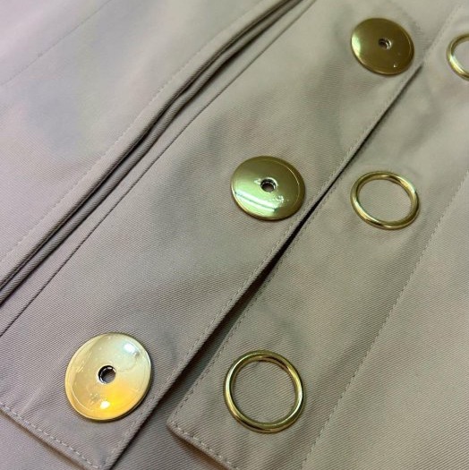 BURBERRY英國黑標香芋色卡姆登風衣UK6-12