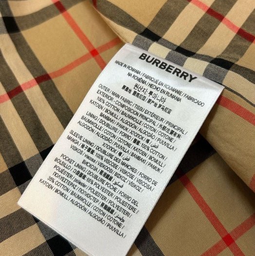 BURBERRY英國黑標香芋色卡姆登風衣UK6-18