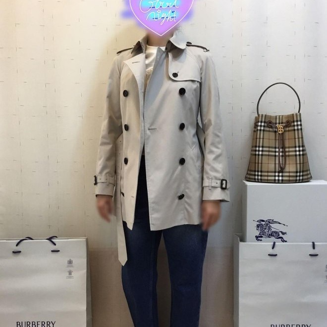 BURBERRY 英國黑標風衣UK2-0