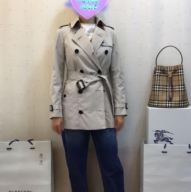 BURBERRY 英國黑標風衣UK2-1