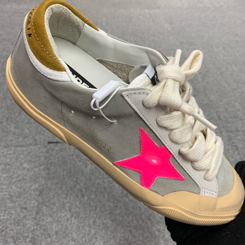 🔥新到貨🔥 Golden Goose Super-Star圓頭低幫系帶板鞋  GWF01026-F007997-83237 Size 36 37 38 39