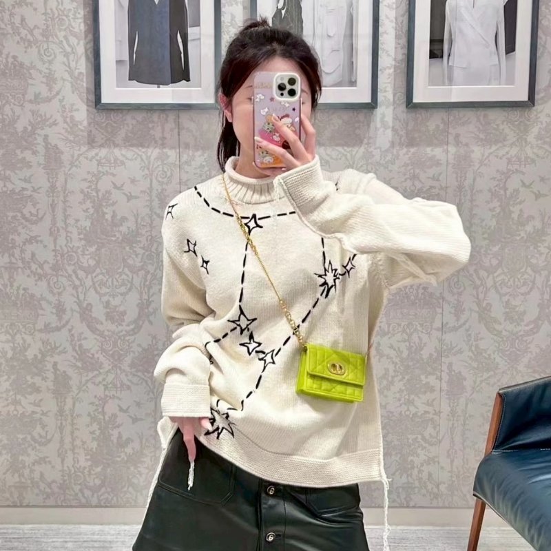 DIOR Caro藤格紋迷你鍊帶小包 - 果綠金-9