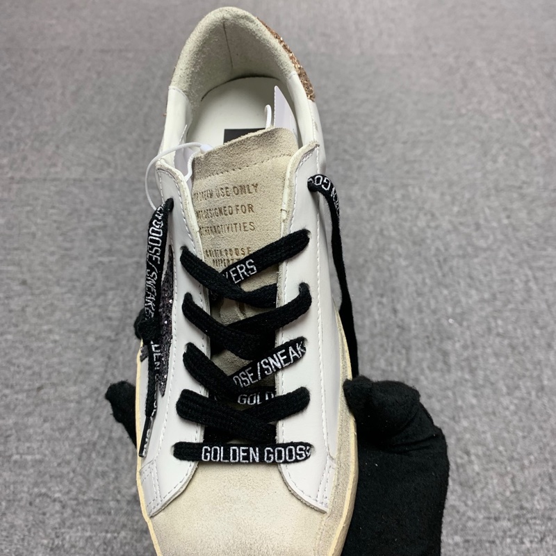 🔥新到貨🔥 Golden Goose Super-Star 皮革圓頭低幫系帶板鞋  GWF00102-F005358-82532 Size 37 38 39-1