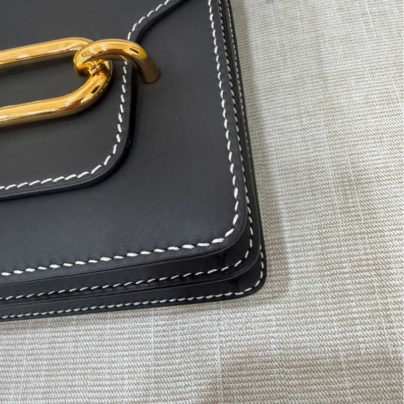 愛馬仕 Hermes 豬鼻子 Roulis23 經典黑金 sombrero皮 霧面box 外縫C刻-9