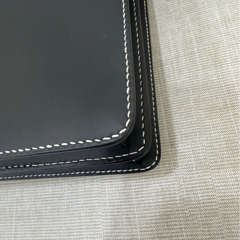 愛馬仕 Hermes 豬鼻子 Roulis23 經典黑金 sombrero皮 霧面box 外縫C刻-11