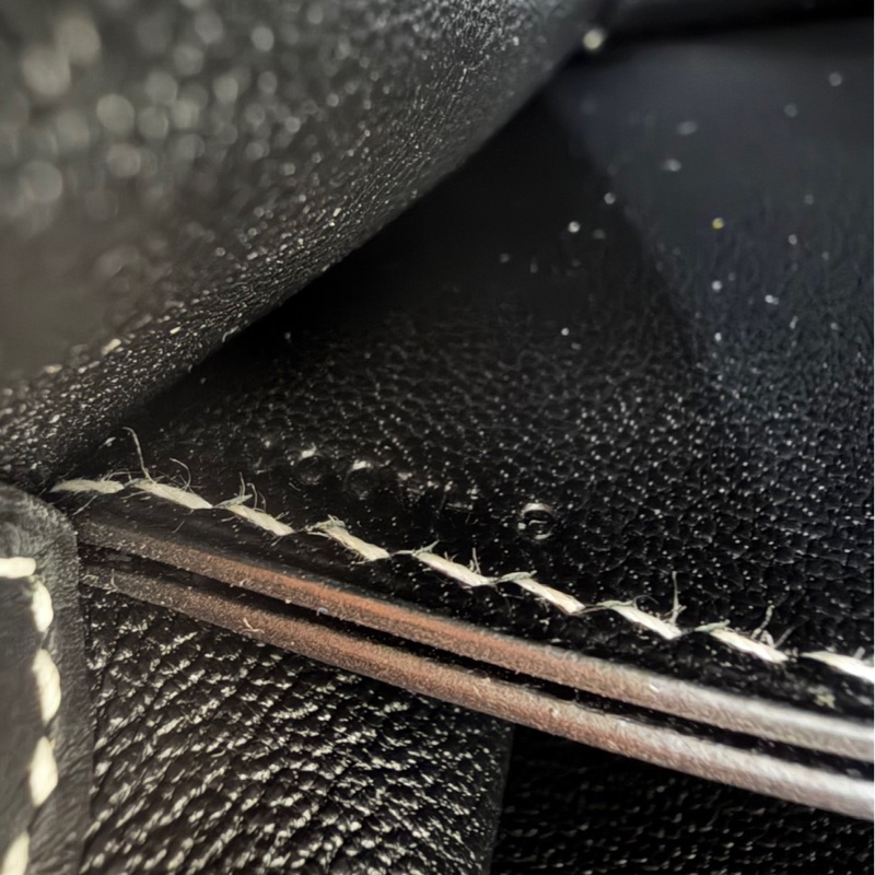 愛馬仕 Hermes 豬鼻子 Roulis23 經典黑金 sombrero皮 霧面box 外縫C刻-28