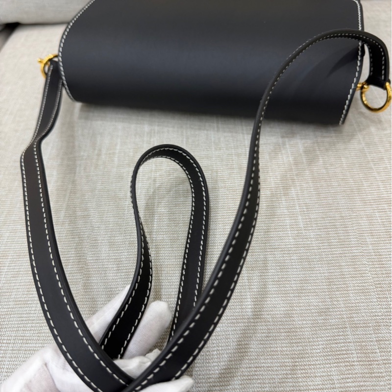 愛馬仕 Hermes 豬鼻子 Roulis23 經典黑金 sombrero皮 霧面box 外縫C刻-29