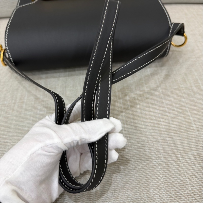 愛馬仕 Hermes 豬鼻子 Roulis23 經典黑金 sombrero皮 霧面box 外縫C刻-30