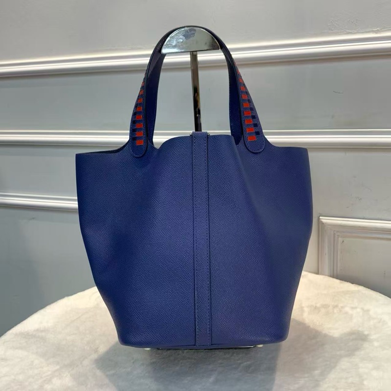 Hermes Picotin22 菜籃子銀扣水桶包-1