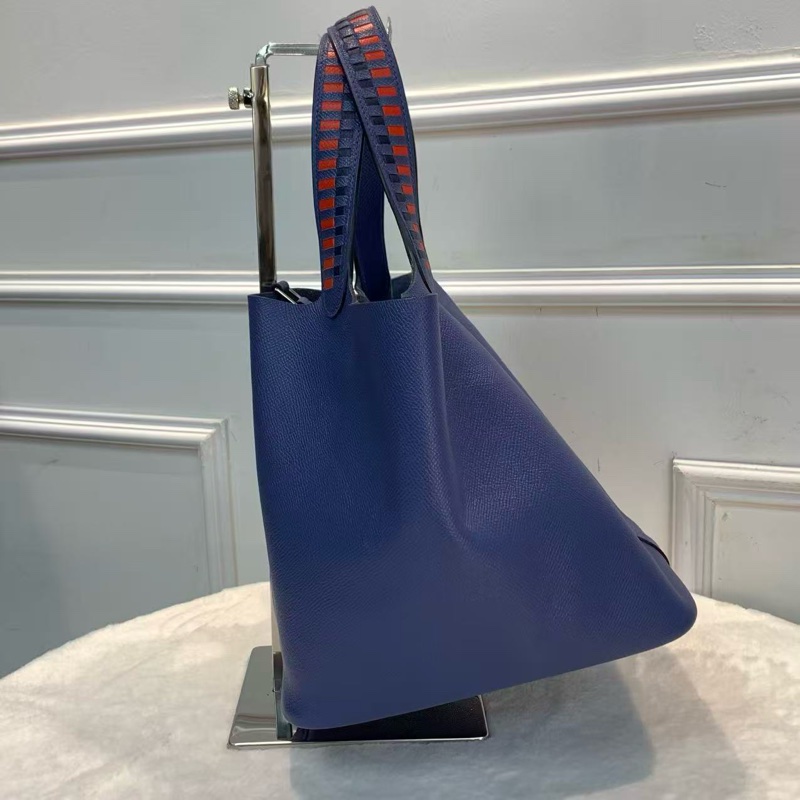 Hermes Picotin22 菜籃子銀扣水桶包-6