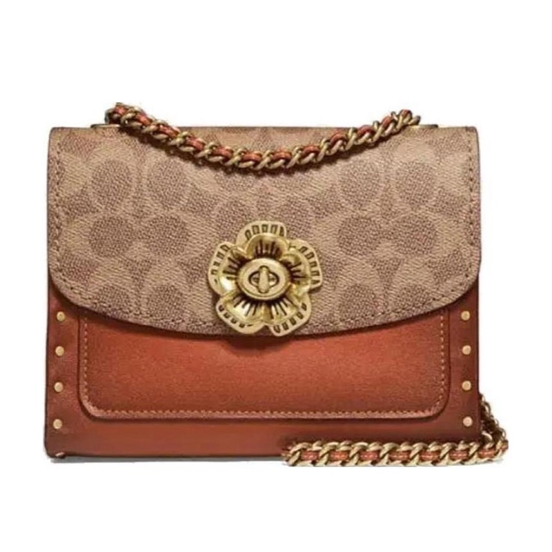 Coach 女士 鉚釘單肩包均碼碼18cm*8cm*12.5cm-0