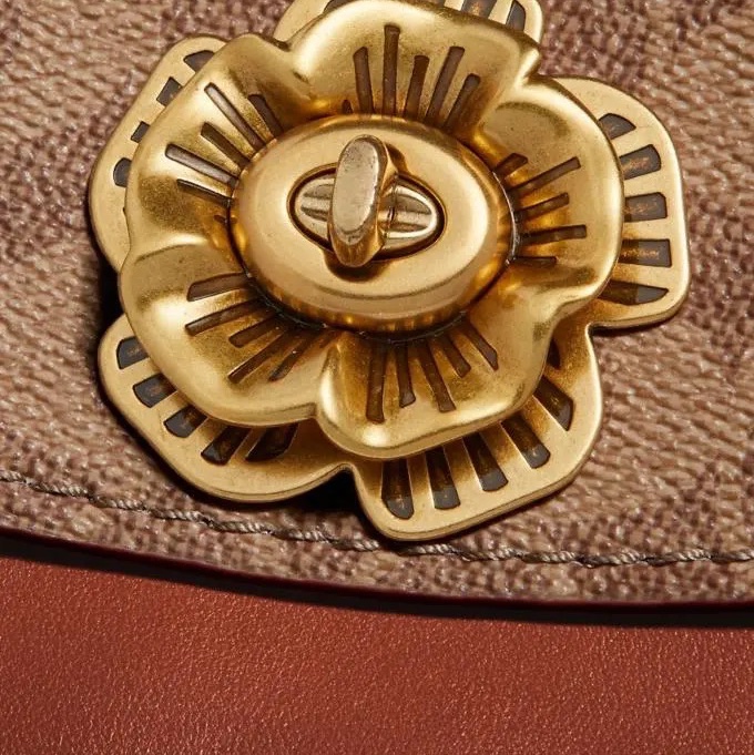 Coach 女士 鉚釘單肩包均碼碼18cm*8cm*12.5cm-5