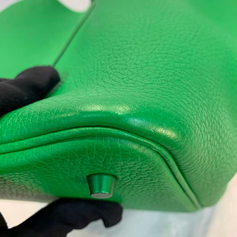 Hermes picotin 22菜籃子 竹子綠-10