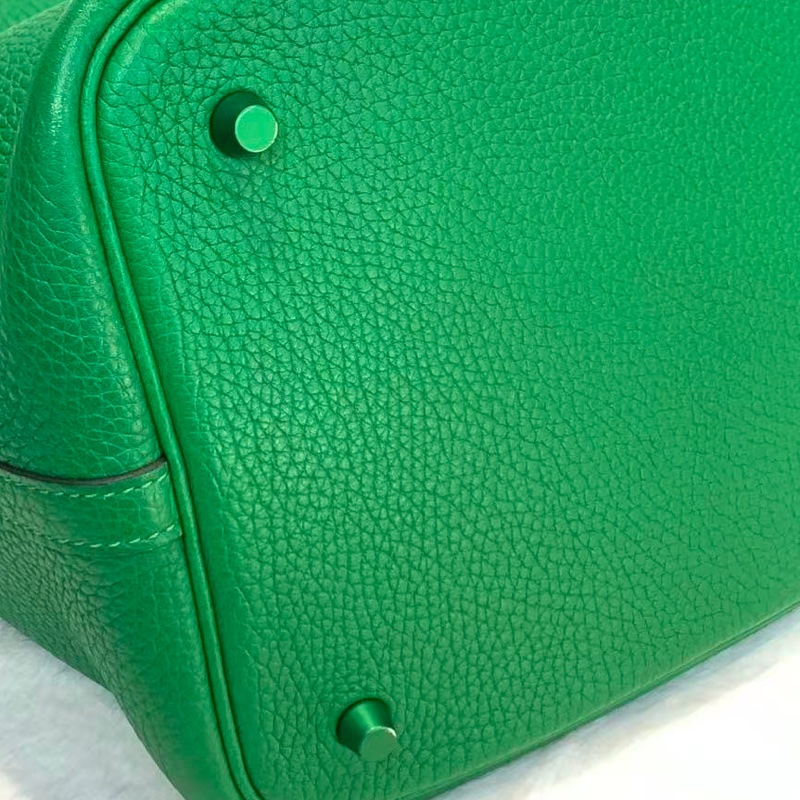 Hermes picotin 22菜籃子 竹子綠-12