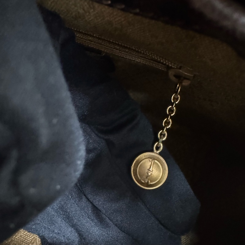 Gucci鴕鳥皮竹節雙肩包 中古 二手vintage 稀有款 後背包 手提-26