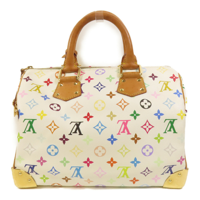 LOUIS VUITTON Monogram Multicolore Speedy 30金扣手挽袋-1
