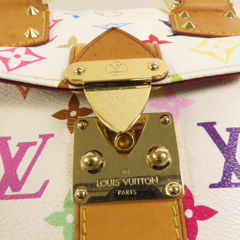 LOUIS VUITTON Monogram Multicolore Speedy 30金扣手挽袋-7