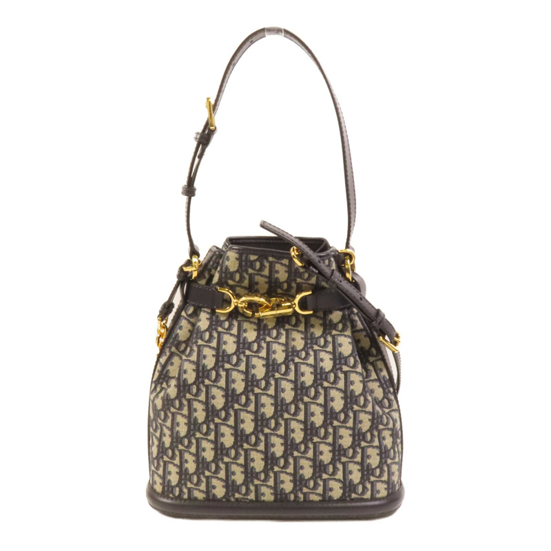 Dior 帆布C'est Dior Bag金扣手挽肩背兩用袋-0