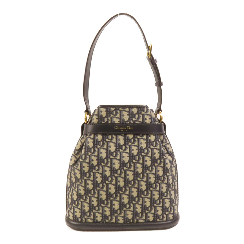 Dior 帆布C'est Dior Bag金扣手挽肩背兩用袋-1