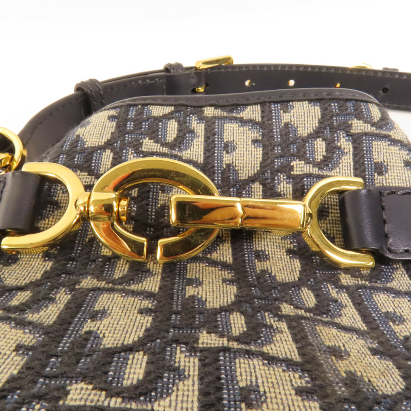 Dior 帆布C'est Dior Bag金扣手挽肩背兩用袋-7