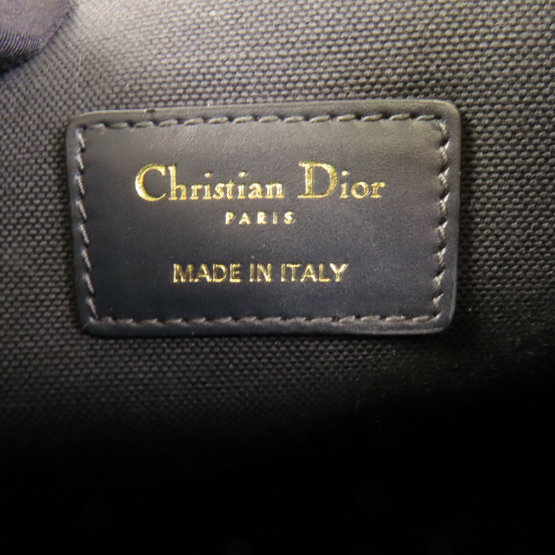 Dior 帆布C'est Dior Bag金扣手挽肩背兩用袋-9