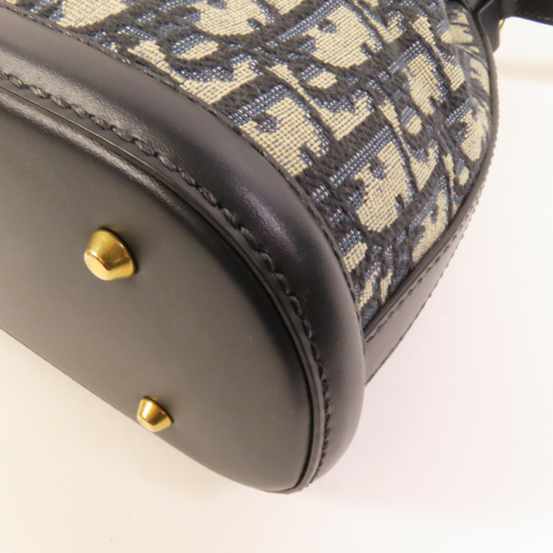 Dior 帆布C'est Dior Bag金扣手挽肩背兩用袋-13