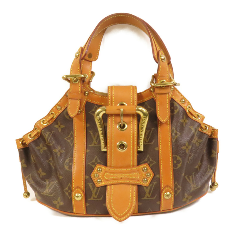 LOUIS VUITTON Monogram Theda GM金扣手挽袋-0